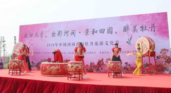 2018年中国河间首届牡丹旅游文化节开幕 华北地区赏花迎高潮
